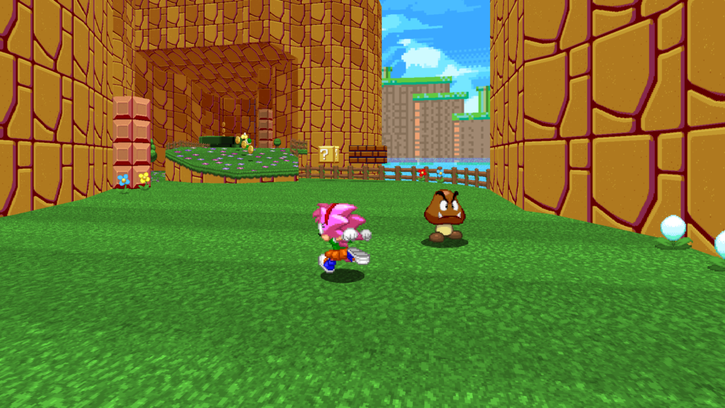 Amy in Pipe Towers Zone by Skydusk.